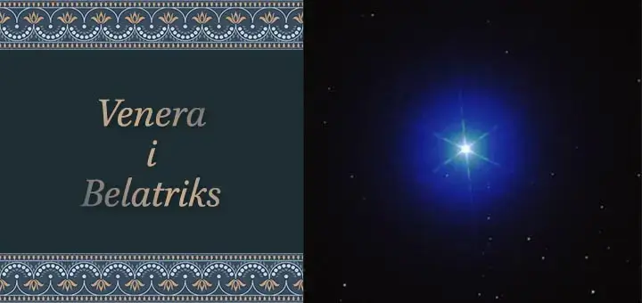 Venera na fiksnoj zvezdi Belatriks