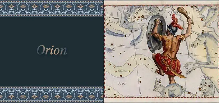 Orion (Lovac): Nezodijačka sazvežđa