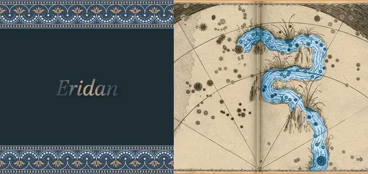 Eridan (reka): Nezodijačka sazvežđa