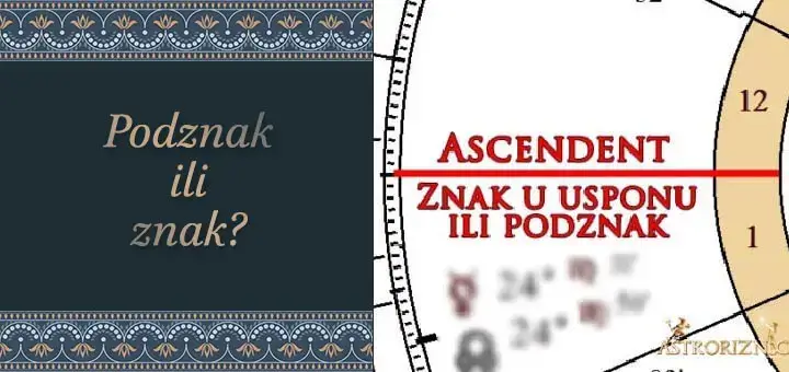 Podznak ili znak – šta me opisuje?